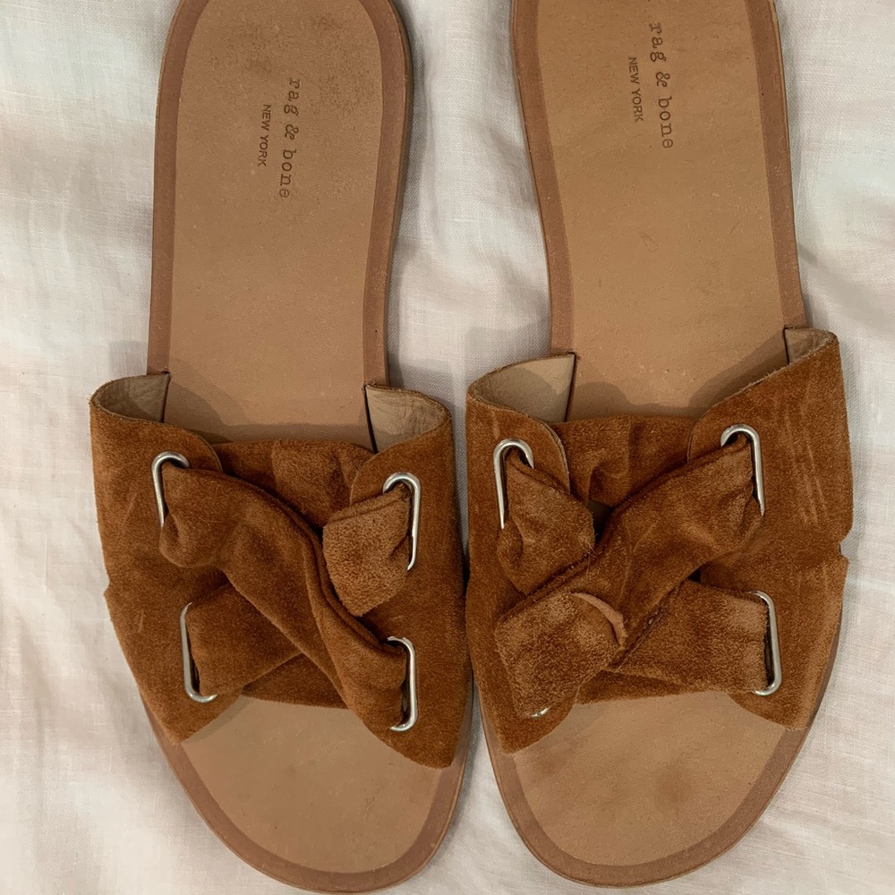 rag & bone Nora Suede Slides